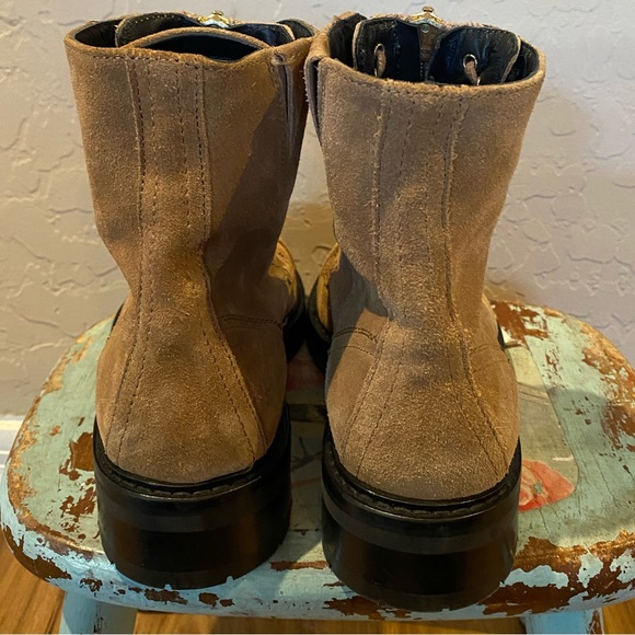 AllSaints Ariel Top Zip Suede Boot in size 36 - Picture 8 of 15